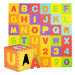 Pěnová Podložka Pro Děti Puzzle Vzdělávání Alfabet 172x172cm Skládací Cyfry