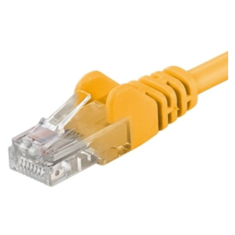 PremiumCord Patch kabel UTP RJ45-RJ45 level 5e, 3m, žlutá - sputp03Y