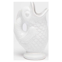 Bílá ručně vyrobená váza Velvet Atelier Pez