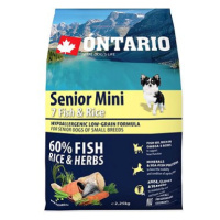 Ontario Senior Mini Fish & Rice 2,25 kg