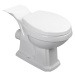 AQUALINE ANTIK WC kombi mísa, 35x72 cm, zadní/spodní odpad, bílá AK107-432