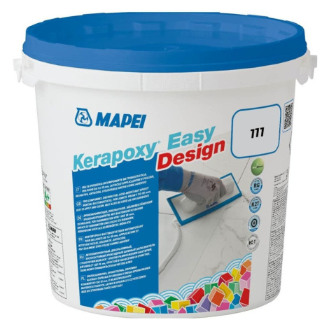 Spárovací hmota Mapei Kerapoxy Easy Design stříbrošedá 3 kg R2T MAPXED3111
