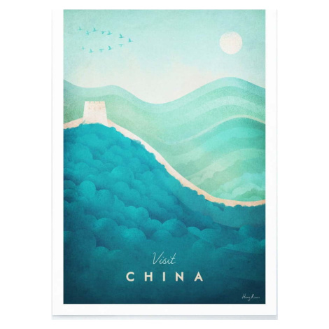 Plakát Travelposter China, 30 x 40 cm
