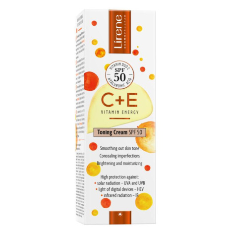 LIRENE Vitamin Energy CE Tonizující krém SPF 50, 30 ml