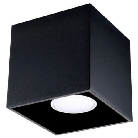 Stropní svítidlo SOLLUX Quad 1 GU10 1x40W bez zdroje SL.0022 černá SOLLUX LIGHTING