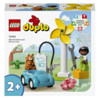 Větrná turbína a elektromobil - Lego Duplo (10985)