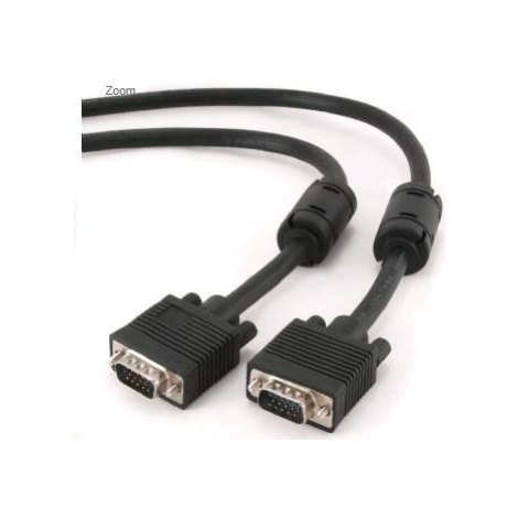 GEMBIRD Kabel VGA propojovací 3m, černý (HD15M/M, dvojité stínění, feritová jádra)