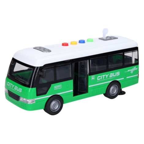 Autobus s efekty 25 cm zelený Wiky