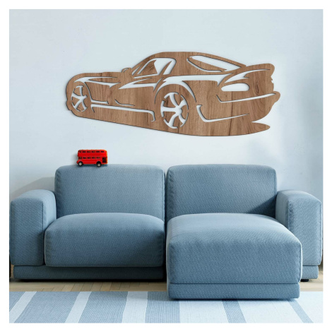 Dřevěná dekorace na zeď - Auto Dodge Viper DUBLEZ