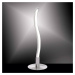 JUST LIGHT. Stolní lampa LED Wave 3 000K 30cm ocelová