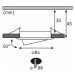 PAULMANN Vestavné svítidlo LED Nova kruhové 3x6,5W kov kartáčovaný nastavitelné 3-krokové-stmíva
