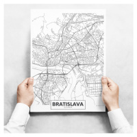 Sada obrazů - Map Of Bratislava II
