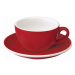 Loveramics Egg - Flat White 150 ml Cup and Saucer - Red