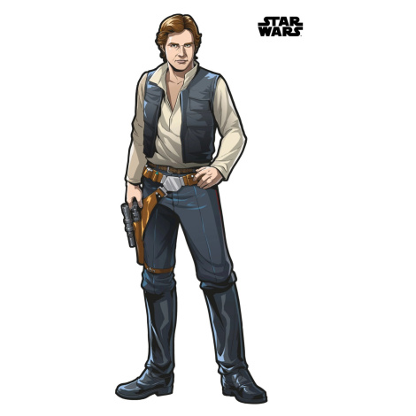 Komar Samolepicí vliesová fototapeta Star Wars XXL Han Solo 127 x 196 cm