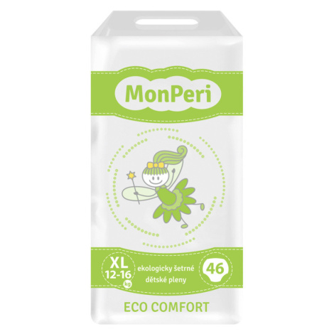 MONPERI - jednorázové pleny 12-16 kg, pleny ECO comfort XL, 46 ks