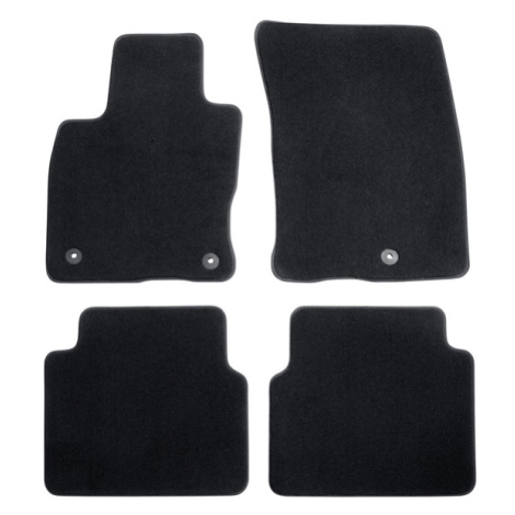 Podlahové koberce, velurové, provedení Premium přední a zadní sada v černé barvě Ford Parts
