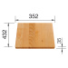 Blanco Krájecí deska dřevo pro PLENTA 432x352