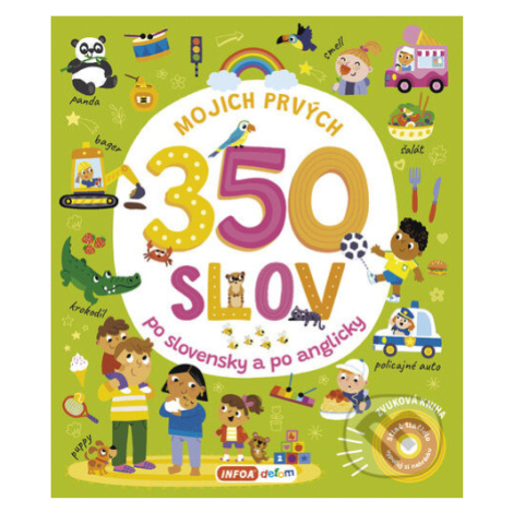 Mojich prvých 350 slov (po slovensky a po anglicky) - kniha z kategorie Naučné knihy Infoa