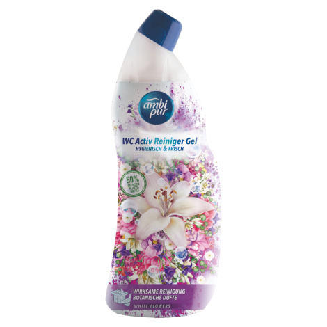 AMBIPUR WC Active gel bílé květy 750 ml