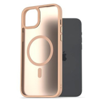 AlzaGuard Matte Case Compatible with Magsafe pro iPhone 15 Plus pískově žlutý