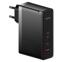 Nabíječka Baseus GaN5 Pro wall charger 2xUSB-C + USB, 140W (black)