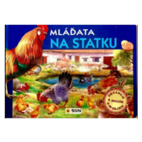 Mláďata na statku - Slož si knížku (4 puzzle o 48 dílcích) (Defekt)