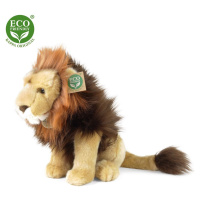 Rappa Plyšový lev sedící 25 cm Eco Friendly