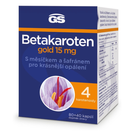 GS Betakaroten gold 15 mg 80+40 kapslí Green Swan