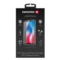 Tvrzené sklo Swissten Ultra Durable 3D Full Glue Glass pro Xiaomi Mi 10 Lite, černá