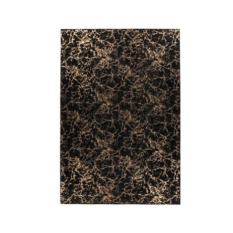 Kusový koberec Bijou 225 Černá / Zlatá 80 x 150 cm Kayoom