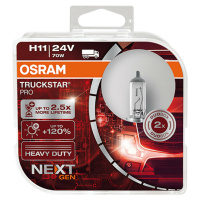 OSRAM H11 24V 70W PGJ19-2 TRUCKSTAR PRO NEXT GEN +120% více světla 2ks 64216TSP-HCB