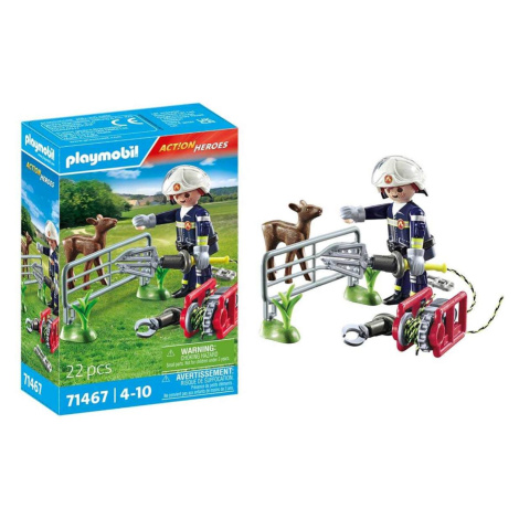 Playmobil 71467 hasiči při záchraně zvířat