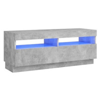 SHUMEE s LED osvětlením betonově šedý 100 × 35 × 40 cm