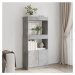 vidaXL Skříň highboard betonově šedá 63 x 33 x 140 cm kompozitní dřevo