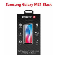 Tvrzené sklo Swissten Ultra Durable 3D Full Glue Glass pro Samsung Galaxy M21, černá