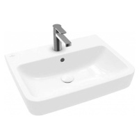 VILLEROY & BOCH O.novo Umyvadlo 60x46 cm, s přepadem, otvor pro baterii, alpská bílá 4A416001