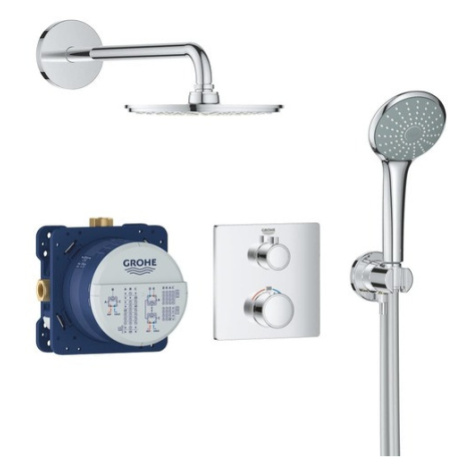 Sprchový systém Grohe Grohtherm včetně podomítkového tělesa chrom 34734000