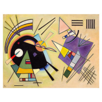 Obrazová reprodukce Black and Violet (1923), Wassily Kandinsky, 40 × 30 cm