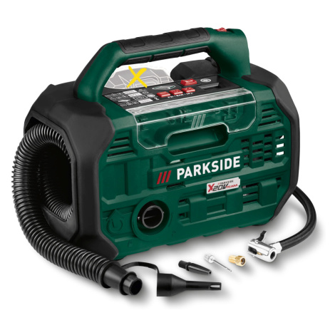 Parkside® Aku kompresor a pumpa 20 V PKA 20-Li B2 – bez akumulátoru a nabíječky