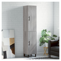 vidaXL Skříň highboard šedá sonoma 34,5 x 34 x 180 cm kompozitní dřevo