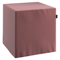 Dekoria Sedák Cube - kostka pevná 40x40x40, světle švestková, 40 x 40 x 40 cm, Ingrid, 705-38