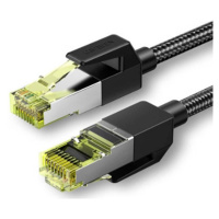 UGREEN NW150 opletený síťový kabel, Ethernet RJ45, Cat.7, F/FTP, 3 m (černý)