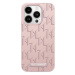 Kryt Karl Lagerfeld KLHMP15XPKHPORPP iPhone 15 Pro Max 6.7" hardcase pink Leather Monogram Metal