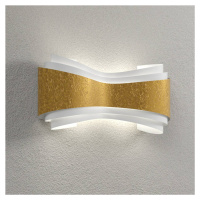 Selène Elegantní designové nástěnné svítidlo Ionica, zlatý pásek