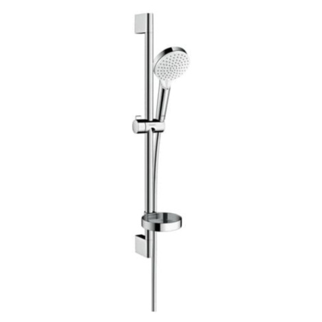 Sprchový set Hansgrohe Crometta na stěnu bez baterie bílá/chrom 26553400