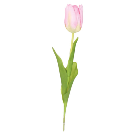 Umělý tulipán růžový 64 cm