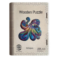 Dřevěné puzzle/Chobotnice A3 - EPEE