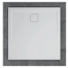 RONAL LIVADA W20Q08004 80x80x3,5 cm, čtvercová sprchová vanička z litého mramoru, bílá (Sanswiss