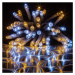 VOLTRONIC® 67400 Vánoční osvětlení 10m - teple/studeně bílá 100LED na BATERIE