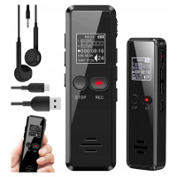 MP3 Přehrávač Diktafon Odposlech 64GB Sluchátka